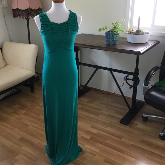 ✨Max Studio Emerald Maxi Jersey Dress✨ - Picture 6 of 8