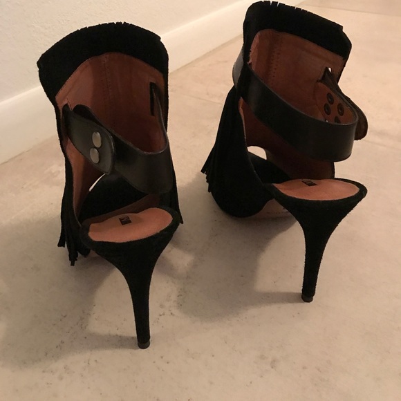 Matiko heeled booties in black suede - Picture 5 of 5