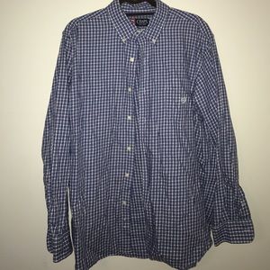 Chaps Men's Casual Button Down Size Large