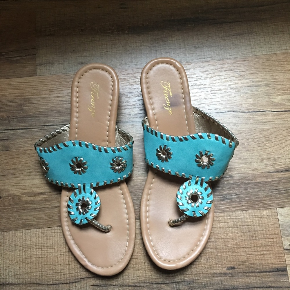 Firenze sandals. Jack Rodgers knock offs. Size 7.
