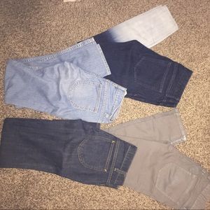 GAP jeans for sale. Straight skinny jeans &capris