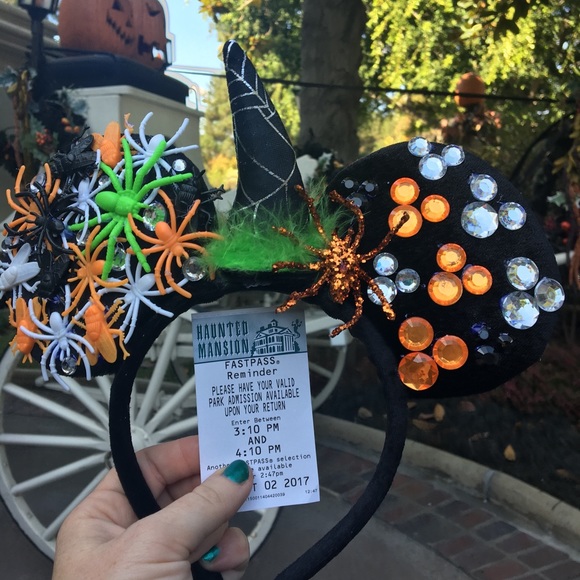 Halloween spider Mickey minnie mouse disney ears - Picture 2 of 7