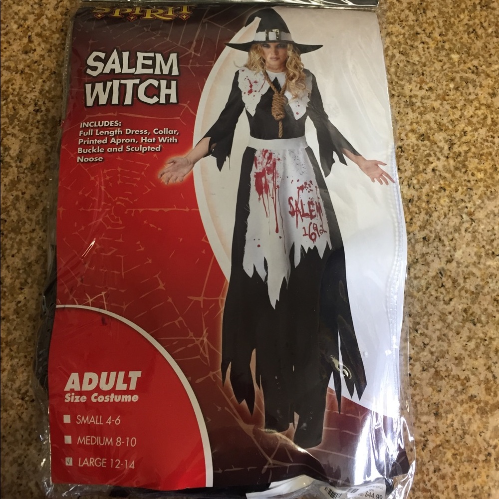 Women’s Salem Witch costume
