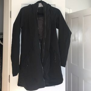 Super Flattering Black Lululemon Raincoat