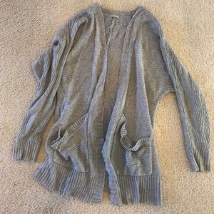 Gray urban outfitters knit cardigan