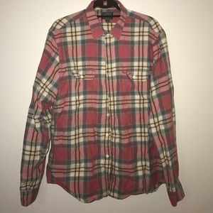 J. Crew Men's 100% Cotton Flannel Size Large