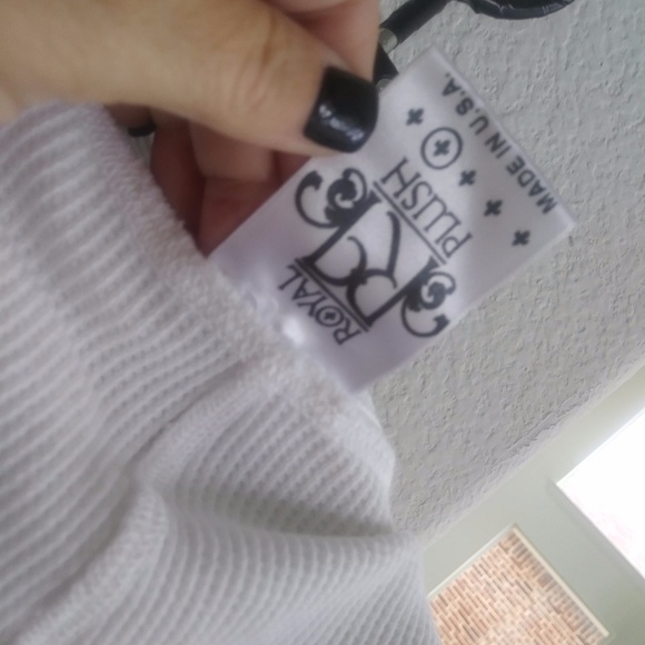 ROYAL PLUSH MADE IN THE USA THERMAL HOODIE M-L - Picture 6 of 8