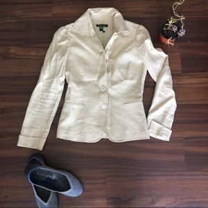 Lauren by Ralph Lauren Linen Jacket