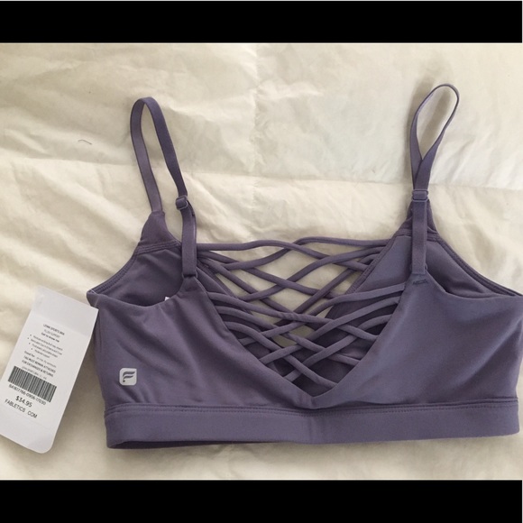 ✨NWT✨ Lavender Fabletics Sports Bra - Picture 4 of 5