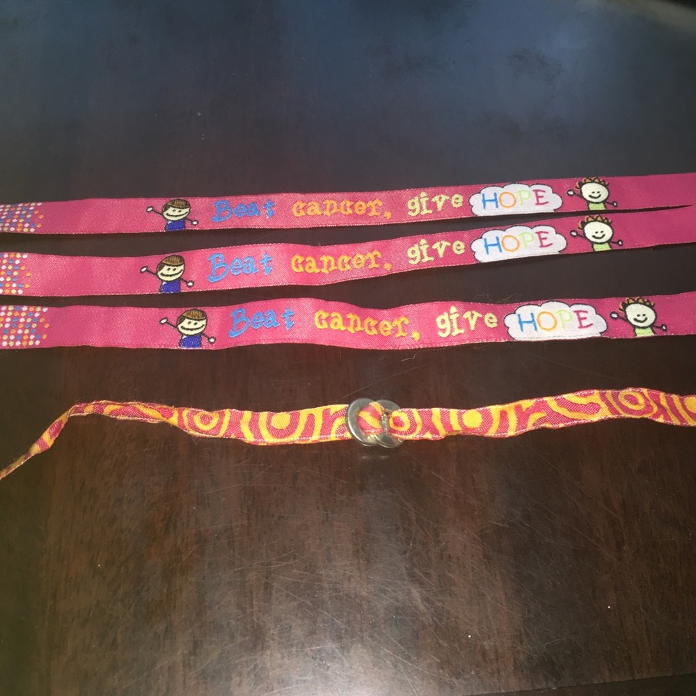 October pink awareness month bracelets