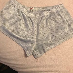 soffe white running shorts