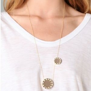House of Harlow 1960 Double Sunburst Necklace