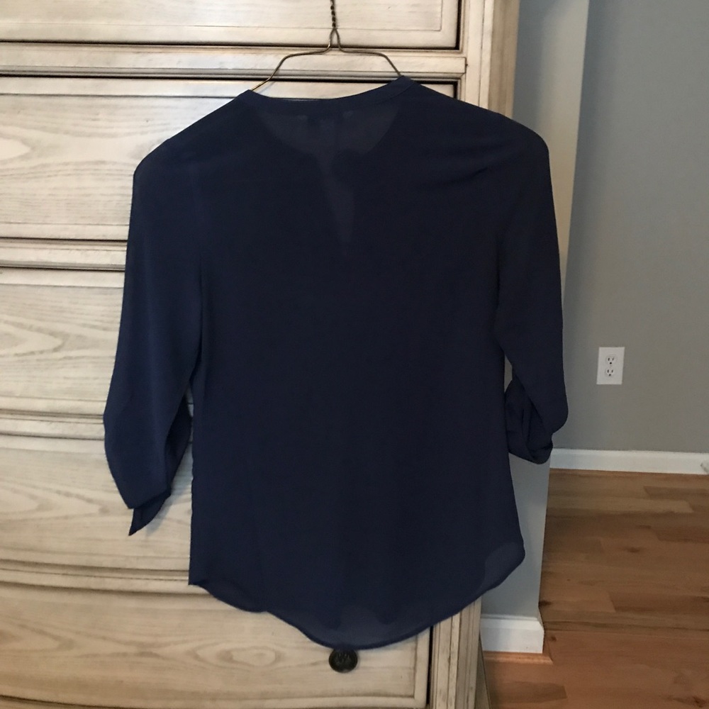 Navy Blue 3/4 sleeve top old navy