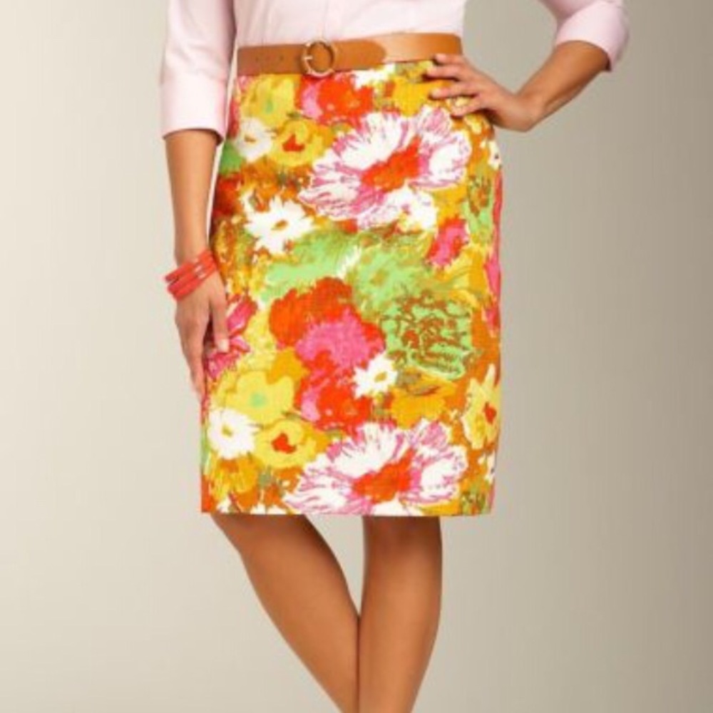 NWT floral pencil skirt