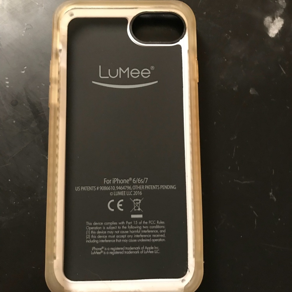 Lumee selfie phone case for iPhone 6 or 7