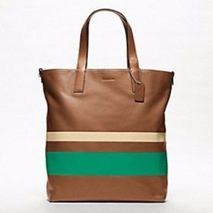 Coach Variegated Stripe Tote