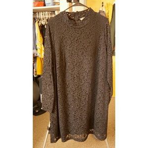 H&M plus Black Lace dress NWOT
