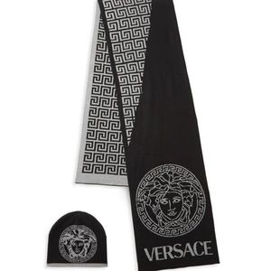 Versace hat and scarf set