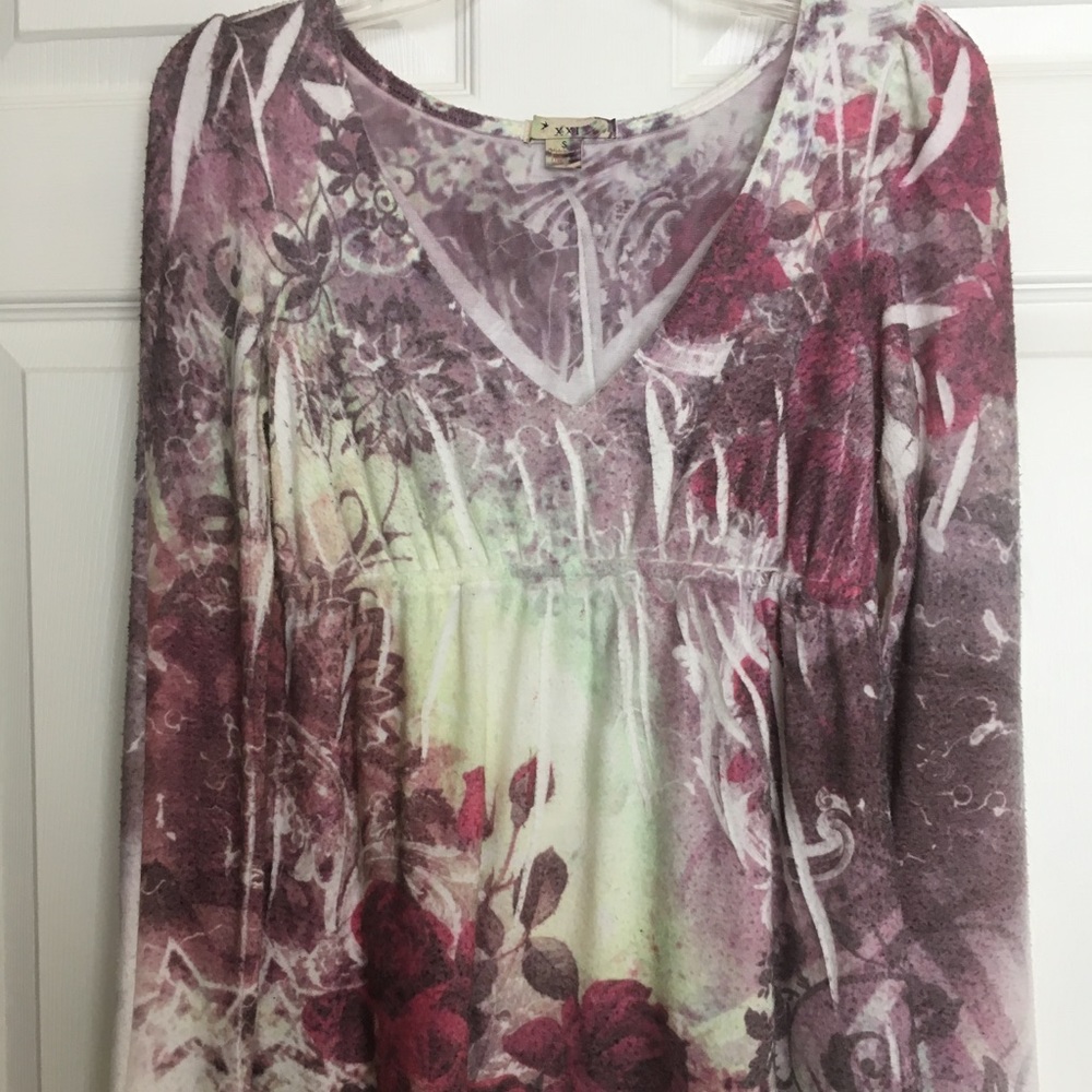 Forever 21 babydoll long sleeve top