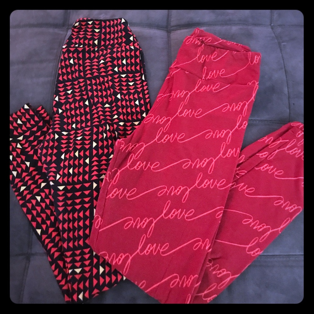 Lularoe leggings, 2 pairs