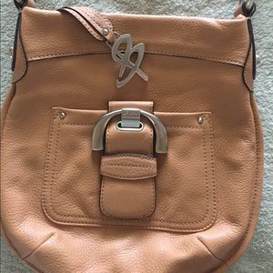 Leather shoulder/crossbody bag