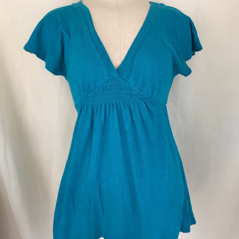 Eyeshadow Womens Maternity Blouse Short Sleeve