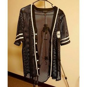Mesh Baseball Jersey Forever 21 plus