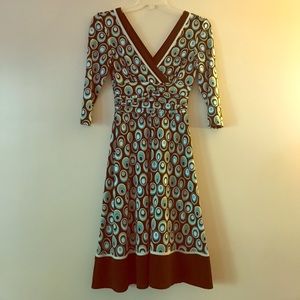 Sandra Darren 3/4 sleeve dress