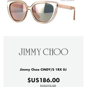 Jimmy choo sunglasses NWOT