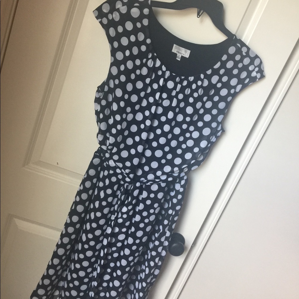 Polka dot casual dress