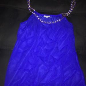 Royal blue tank top