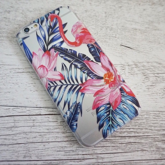 🌺 Tropical Flamingo Apple Iphone case 7 7+ 🌺 - Picture 5 of 5