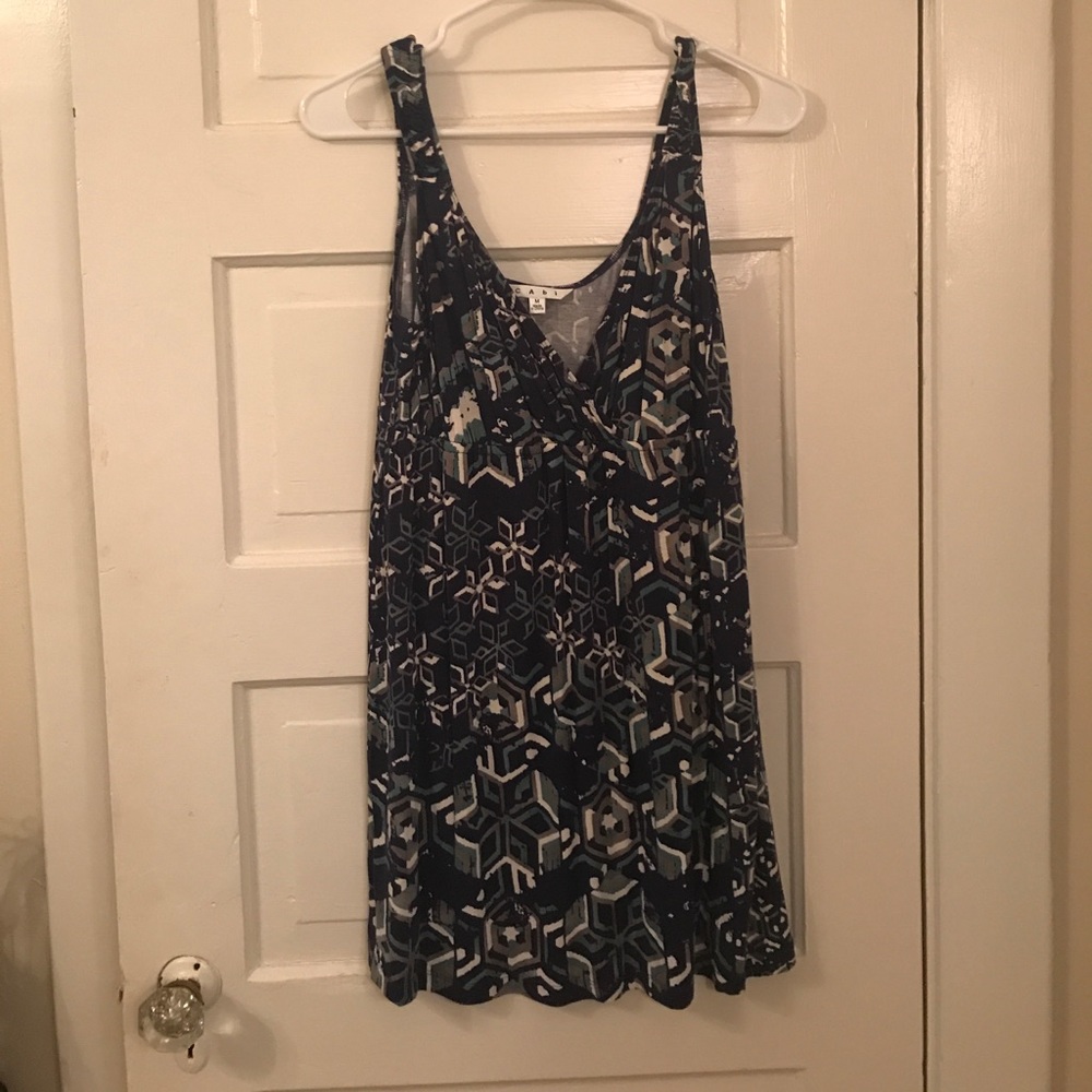 Patterned sleeveless tunic from CAbi