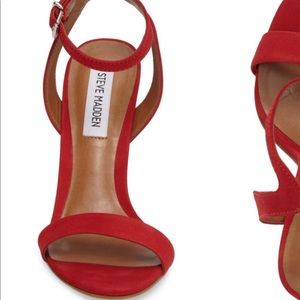 BRAND NEW Cherry Red Steve Madden Heels