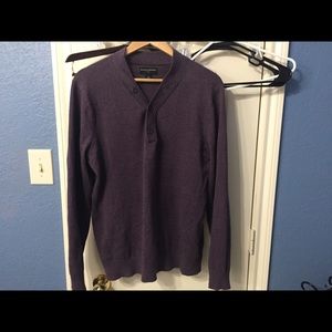 Mens Purple Banana Republic Sweater Medium M