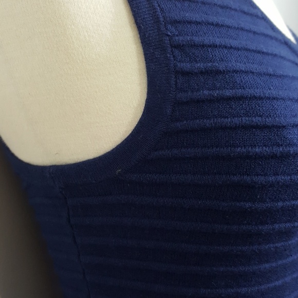 Madewell | Dresses | Madewell Blue Threadlines Dress Small | Poshmark