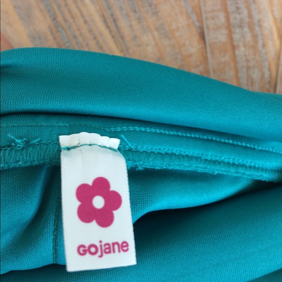 GoJane Peplum Mini Skirt in Dusty Emerald Size S - Picture 6 of 8