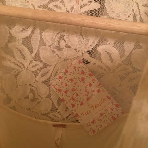 New FREE PEOPLE Embroidery Lace Dress SZ M - Picture 6 of 8