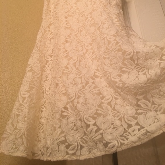 New FREE PEOPLE Embroidery Lace Dress SZ M - Picture 4 of 8