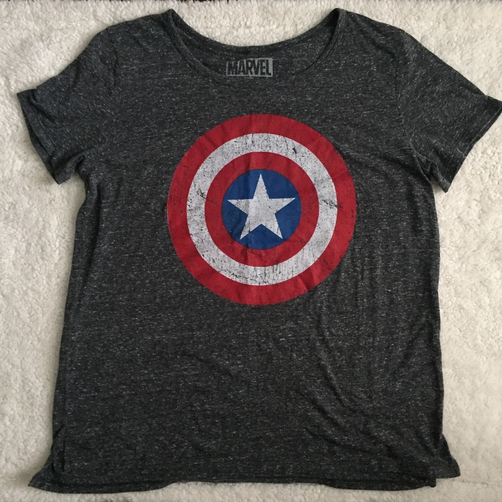 🔵3/$10🔵 Juniors Captain America Shirt