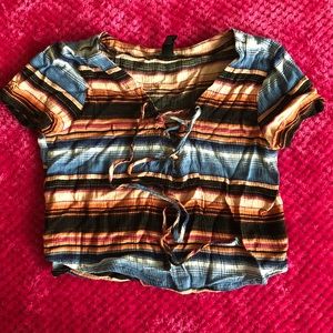 Forever 21 flowy crop top