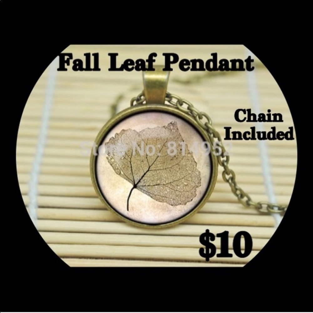 🦉🍂🍁Fall Leaf Pendant🍁🍂🦉