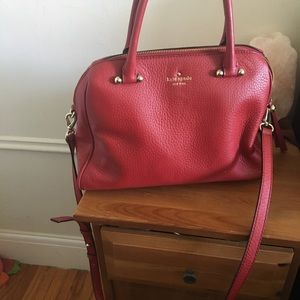Ruby red Kate Spade purse
