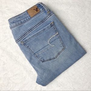 Light Skinny American Eagle Jegging Ankle Jeans