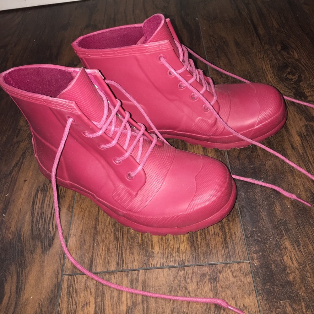 Hunter Waterproof Lace up boots