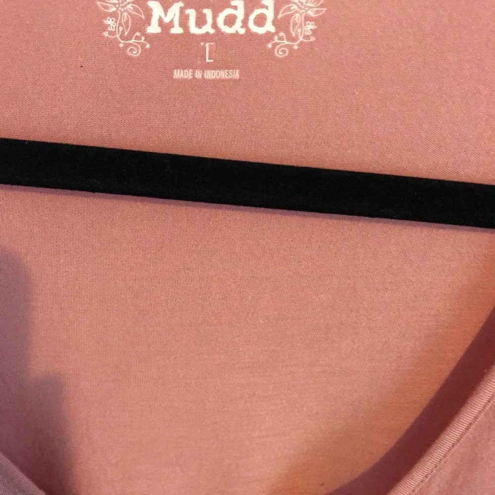 Mudd blouses army green & pink blush