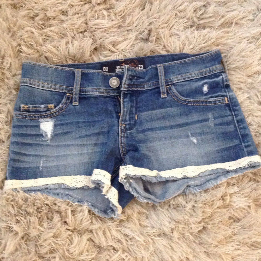 Hollister jean shorts