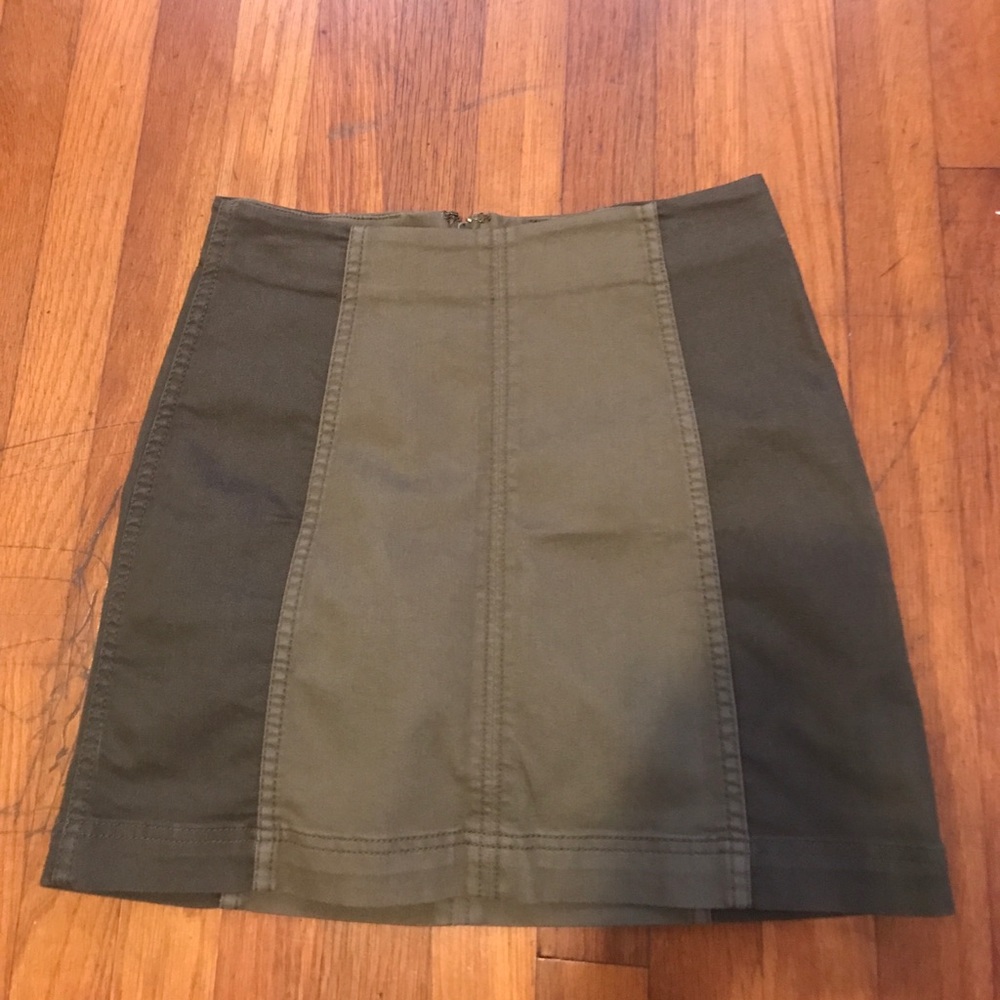 Free people olive skirt