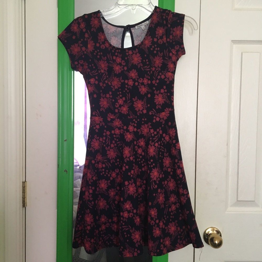 Floral Flared Mini Dress