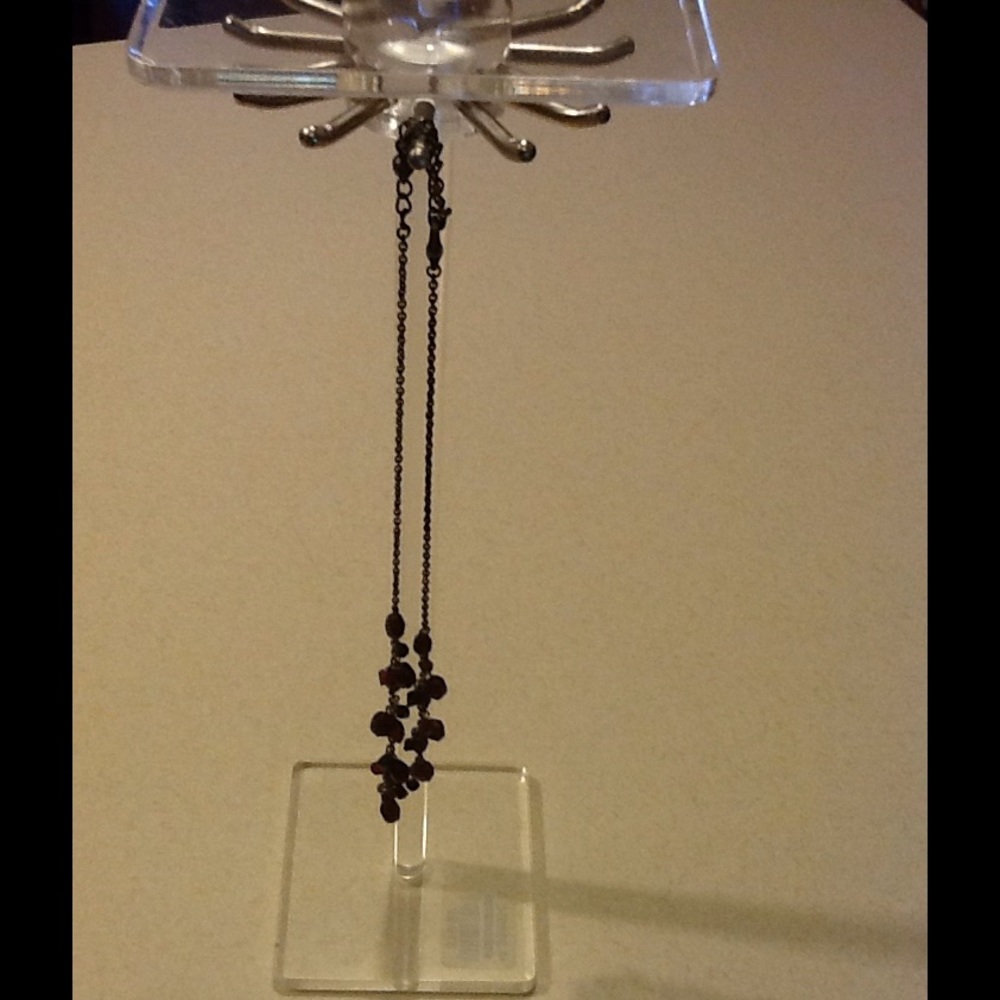 Dark red 18.5 inch necklace